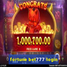 fortune bet777 login